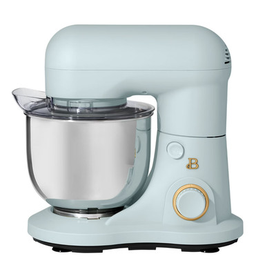 Stylish 3.5 QT Stand Mixer by Drew Barrymore w/Stainless Steel Bowl, Sky Blue