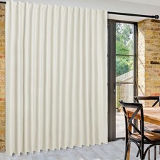 DWCN Privacy Room Divider Blackout Curtain - Patio Sliding Door Curtains, Ext...
