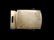 UC15112 VINTAGE 1970s  CLASP DESIGN  SOLID BRASS BELT BUCKLE