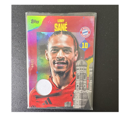 Topps 2024-25 FC Bayern München Leroy Sané Relic 44/50 Bavarian Gents BGR-LS