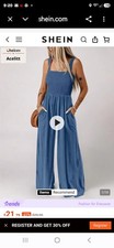 blue jumpsuit women large