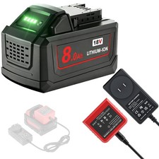 8.0Ah Battery and Charger Combo For Milwaukee 18v Tool for M18 Extended Capacity