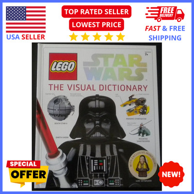 Lego Star Wars Visual Dictionary Hardcover DK Book Guide Minifigures