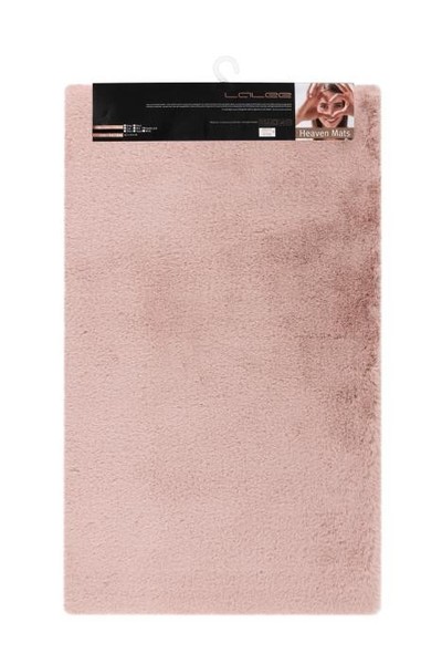Badematte 50X90 Cm Badteppich Rutschfest Badezimmerteppich Bad Badvorleger Pink-image