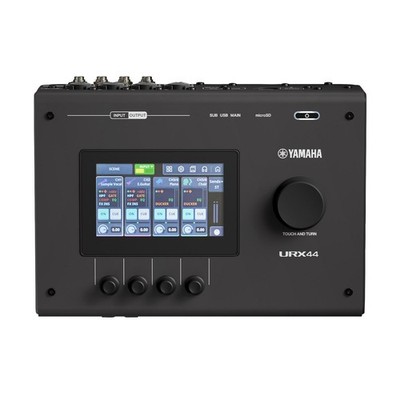 Yamaha Pro Audio URX44 B 6-In/4-Out Dual USB-C Audio Interface Black