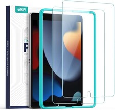 2 Pack Screen Protector for iPad 9th/8th/7th Gen, Scratch-Resistant 9H Glass