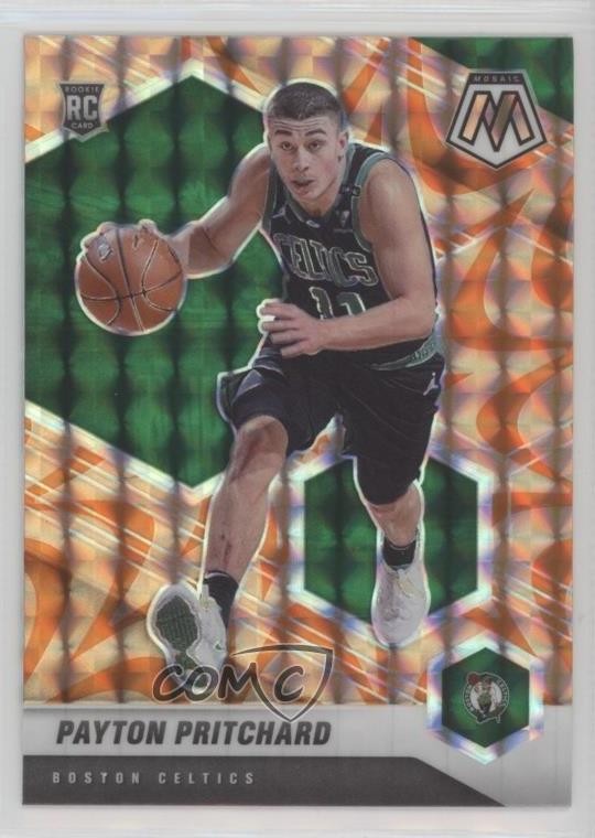 2020-21 Panini Mosaic Rookie Reactive Orange Prizm Payton Pritchard #210 7a1
