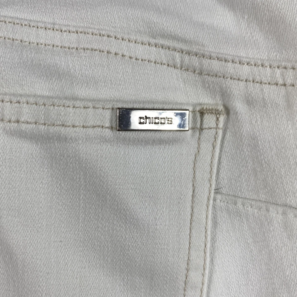 Pantalones de mezclilla para mujer Chicos 0P (XS Petite) ópticos blancos tan elevables ajustados elásticos Foto 3 de 4