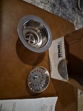 Kohler Kitchen Stainless Steel Sink Basket Strainer 1084274-2-A Polished Chromed