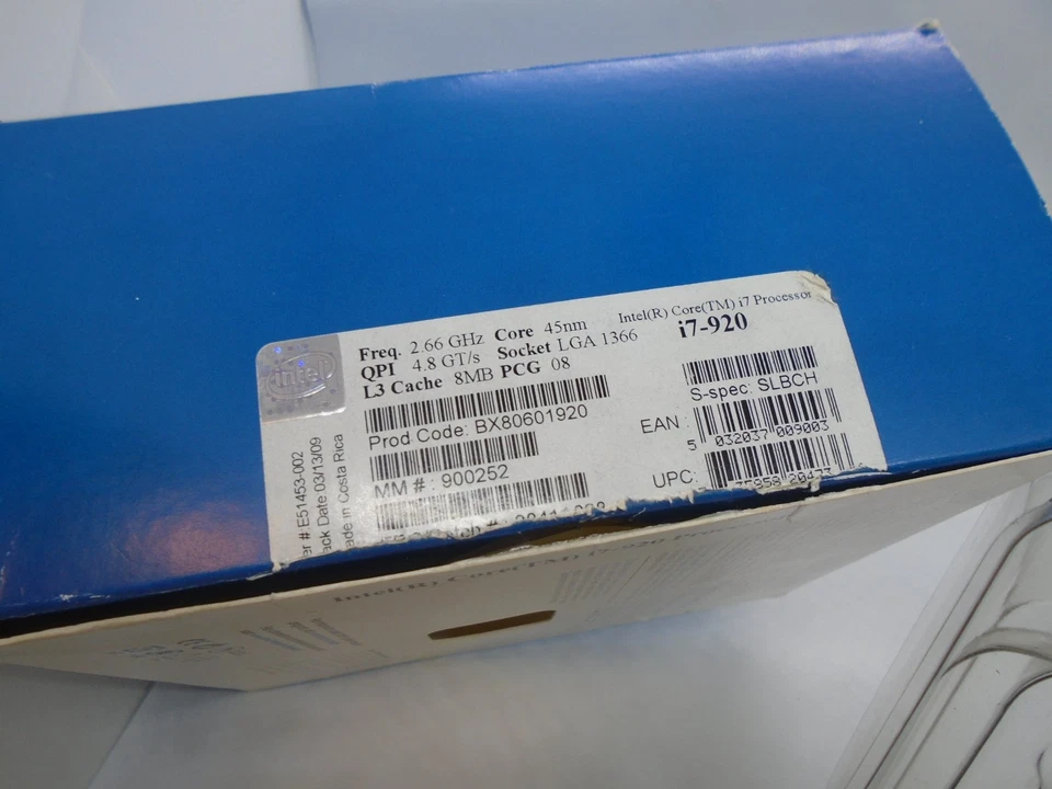 Intel E29477 LGA 1366 CPU Cooler Cooling Fan Copper Core Heat Sink (Brand New) - Image 2 of 4