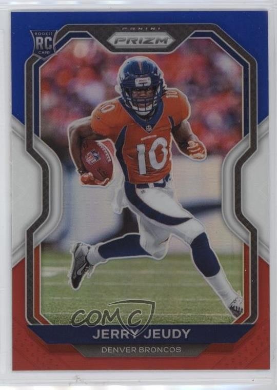 Jerry Jeudy Panini Prizm #314 Red/White/Blue