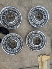 1956 Chevy Chrome Wire Wheel Set 4 Pieces