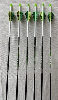 NEW - EASTON - AXIS Arrows - QTY 6 - 400 (Already Cut to 26 inches)
