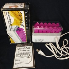 Clairol L-12 Quick Lift Heated Purple Styling Clips 1993 Vintage 1990's