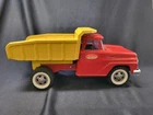Vintage Tonka Red And Yellow Dump Truck Pressed 60's