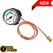 VAILLANT ECOTEC PLUS VUW 824 831 837 & PRO 24 28 BOILER PRESSURE GAUGE 180982