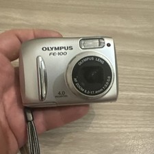 Olympus FE-100 4.0MP Compact Digital Camera Silver read description
