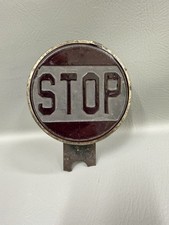 Vintage Rare Red Glass Stop Tail Light Lamp Truck Car Rat Rod