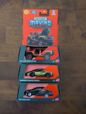 Matchbox 2026 Moving Parts 2024 Ford Bronco Raptor, Lamborghini