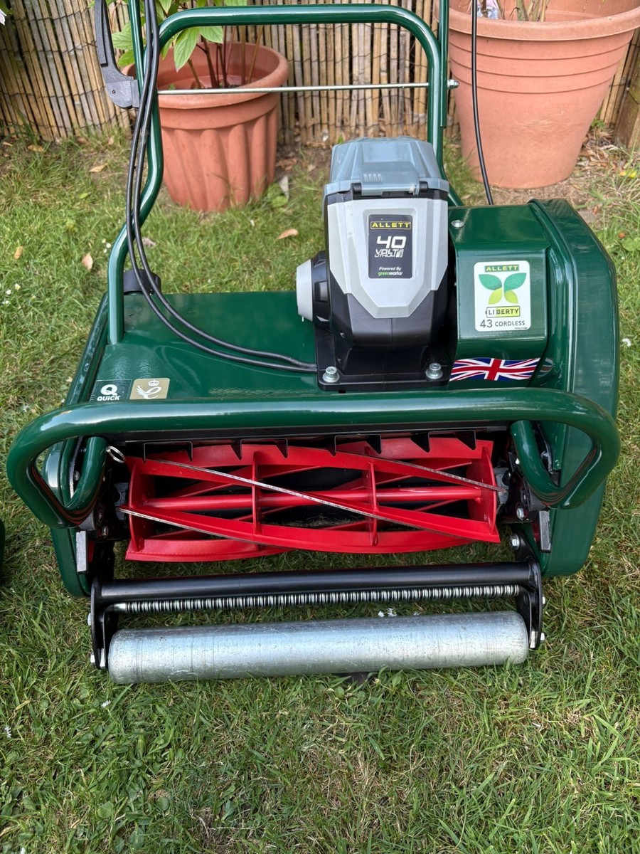Allett Liberty 43 Battery Powered Cylinder Lawnmower UK
