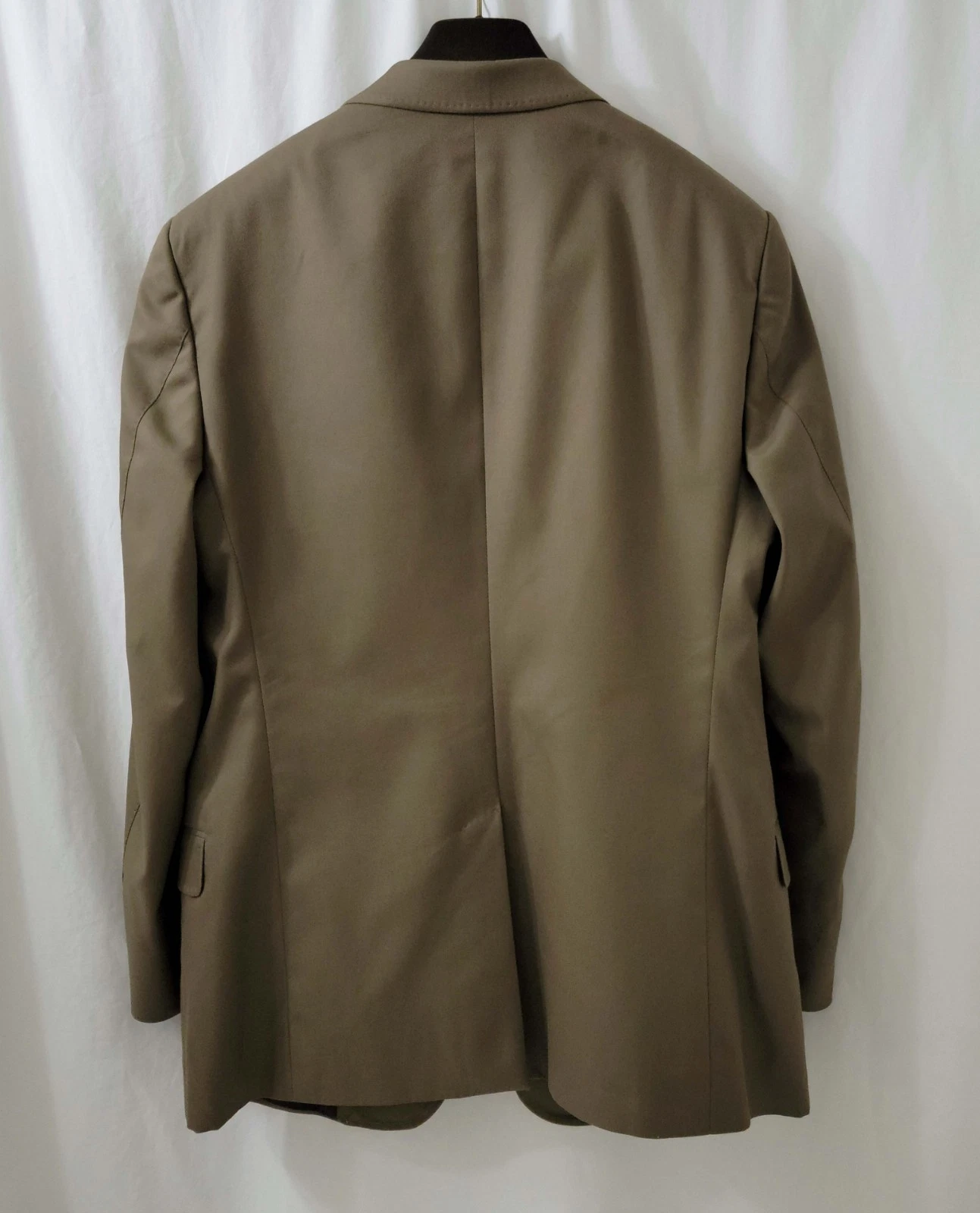 Giacca blazer uomo Gucci misto cotone verde kaki marrone taglia 54R 58R