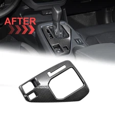 For Subaru Crosstrek 2023-2025 ABS Carbon Car Gear Panel Trim Accessories Cover