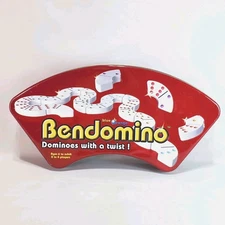 Bendomino Domino Tile Game Dominoes With A Twist! ▪︎ Blue Orange 