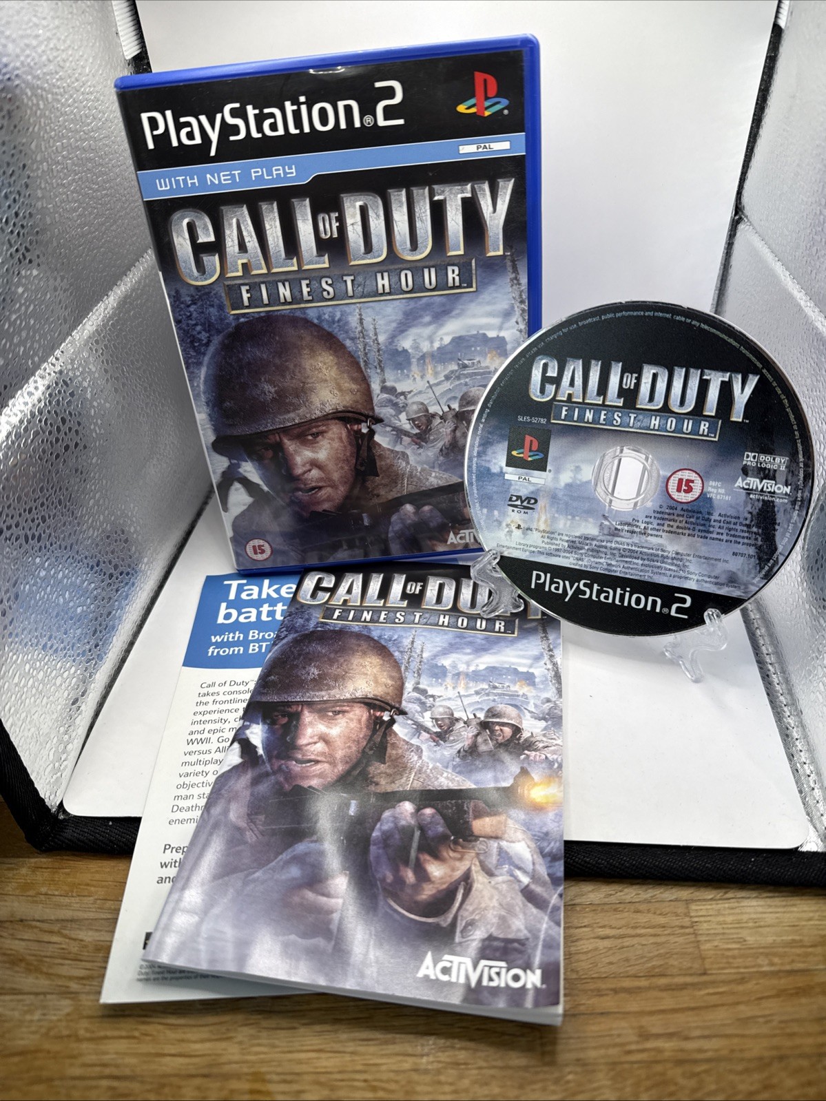 Call of Duty Finest Hour Ps2 PAL With Manual