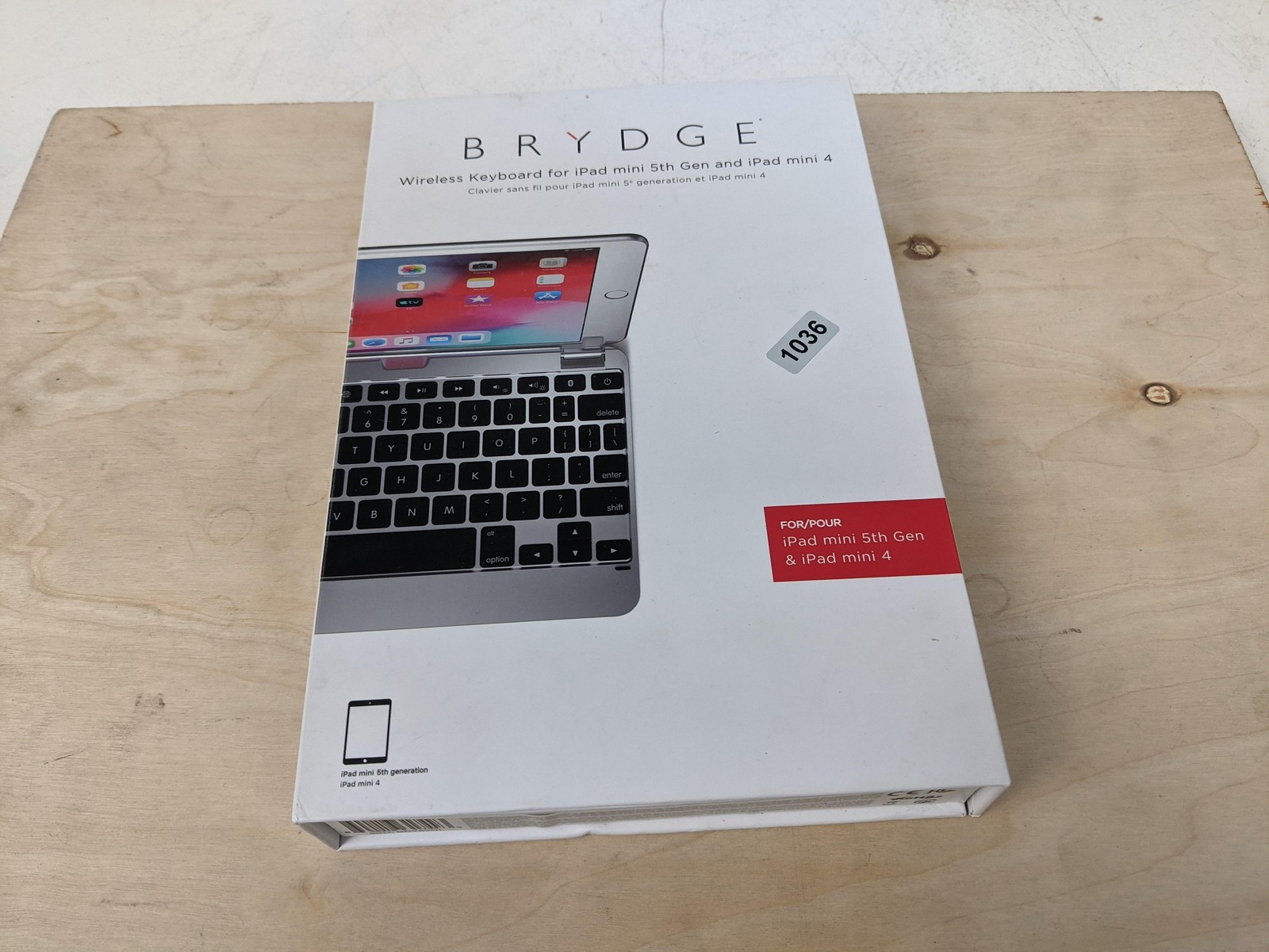 Brydge Wireless Keyboard Dock Silver Bluetooth Backlit For I