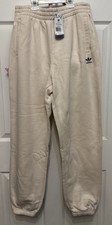 Adidas Women's Fleece Jogger Sweatpants Medium. Wonder White Casual Athleisure