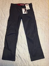 Wrangler Boys Gray Cargo Pants adjustable waist Moisture Wicking UPF 50 size 8