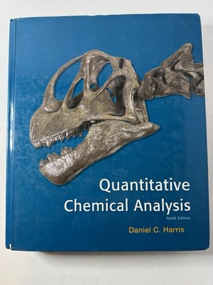 Quantitative Chemical Analysis By Daniel C. Harris - Hardcover Ninth Edition