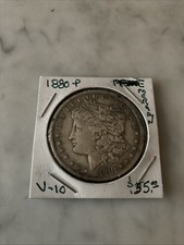 1880-p Morgan Silver Dollar - Circulated - 90% Silver