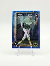 Denzel Clarke 2025 Topps Chrome Update Blue Lava Refractors SP #/150 #USC15