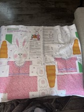 Daisy Kingdom Bunny Basket Panel Cut And Sew Fabric Felt Easter