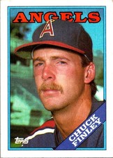 Chuck Finley Topps - Rediscover Topps 1988 Topps Stamped Buybacks Silver 99 LP