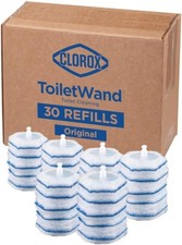 Toilet Disinfecting Refills, 30 Disposable Wand Heads for Easy Cleaning