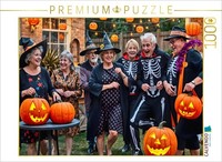 Calvendo Puzzle Seniors Celebrate Halloween | 1000 Pieces, Finished Size 25.2 ×