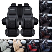 Leather Seat Covers For Chevy Silverado 1500 Colorado Traverse Full Set 5-seats Leather Seat Covers For Chevy Silverado 1500 Colorado Traverse Full Set 5-seats