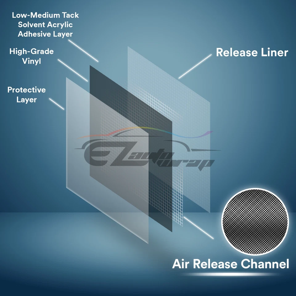 Calcomanía de liberación de aire sin burbujas envoltura de vinilo de fibra de carbono de alto brillo premium 7D 6D Foto 3 de 4
