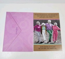 Leanin Tree Pigment Productions Getting Old Humorous Birthday Card