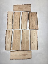 17" Beautiful Set Of 10 - Ash Lumber Wood Kiln Dried Board Slab