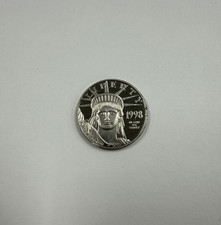1/2 Oz Platinum Eagle Proof 1998 4200.00 per troy oz
