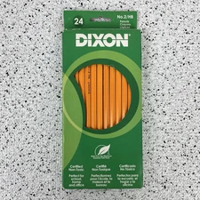 DIXON Ticonderoga Pencils #2 HB Pack of 24 Unused New Open Box 12024