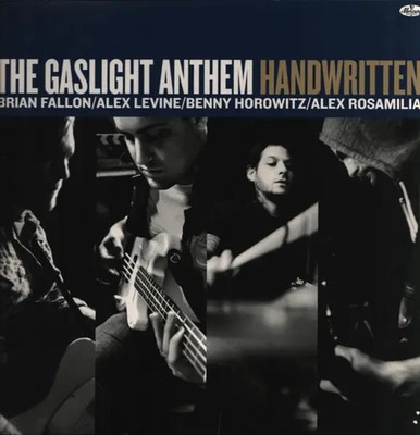 LP The Gaslight Anthem Handwritten GATEFOLD, TRANSLUCENT BLUE VINYL, 180GR