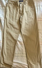 Polo Ralph Lauren Boy  s Khaki Chino Pants Cotton Twill Regular Fit Pockets 14