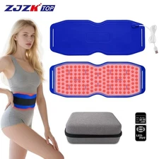 Adjustable Red Light Therapy Belt 660/850/940nm Pad for Pain Relief Arthritis