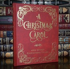 NEW Christmas Carol Other Tales Poems Leather...