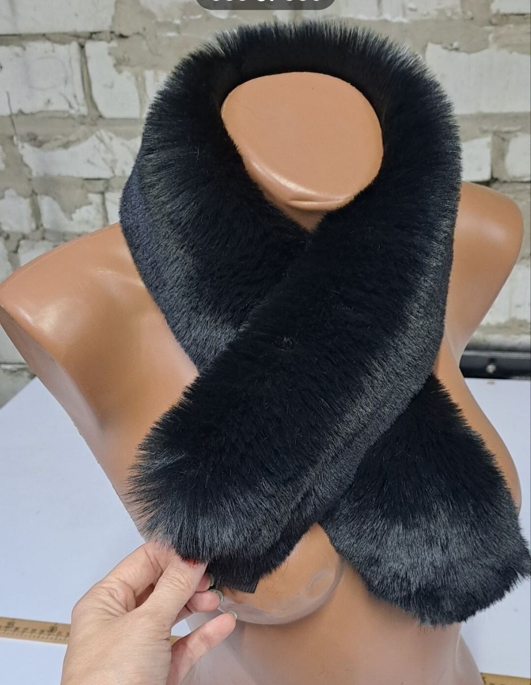 ALTRA Grande finitura collare finta pelliccia di coniglio finta per ricambio cappa come volpe