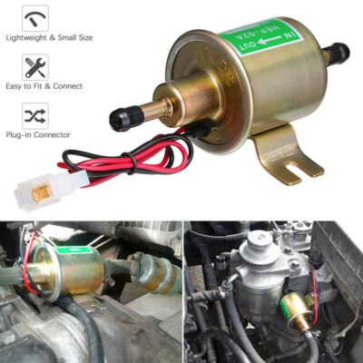 12V HEP-02A Kraftstoffpumpe Benzinpumpe Benzin Diesel Dieselpumpe Universal 7PSI